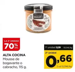 Alta Cocina - Mousse De Bogavante O Cabracho