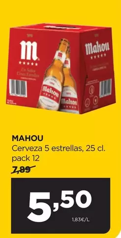 Mahou - Cerveza 5 Estrellas