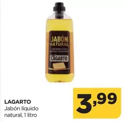 Lagarto - Jabon Liquido Natural