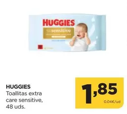 Huggies - Toallitas Extra Care Sensitive