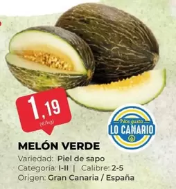 origen - Melon Verde