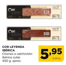 Cor Leyenda Iberica - Chorizo O Salchichon Iberico Cular