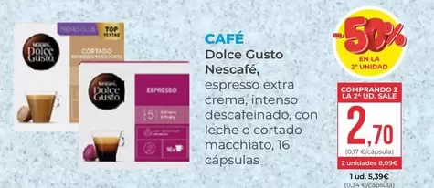 Espresso - Dolce Gusto Nescafe