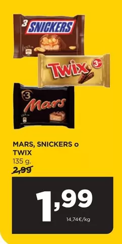 Mars - Snickers O Twix