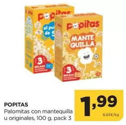 Popitas - Palomitas Con Mantequilla U Originales