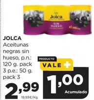 Jolca - Aceitunas Negras Sin Hueso