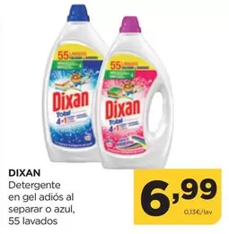 Dixan - Detergente En Gel Adios Al Separar O Azul