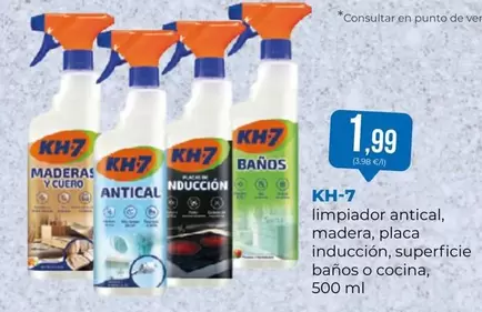 KH-7 - Limpiador Antical Madera, Placa Induccion, Superficie Baños O Cocina