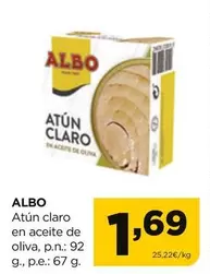 Albo - Atun Claro En Aceite De Oliva