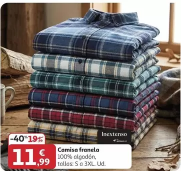 inextenso - Camisa Franela