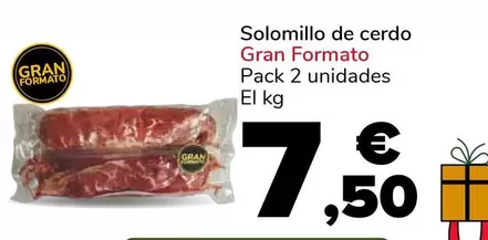 Solomillo De Cerdo Gran Formato