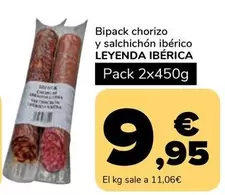 Leyenda Ibérica - Bipack Chorizo Y Salchichon Iberico