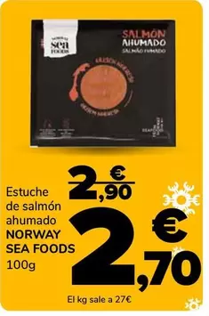 Norway Seafoods - Estuche De Salmon Ahumado