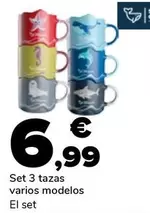 Set 3 Tazas Varios Modelos