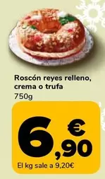 Roscón Reyes Relleno, Crema O Trufa