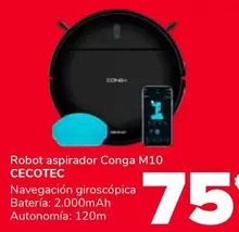 Cecotec - Robot Aspirador Conga M10