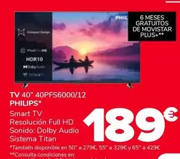 Philips - TV 40" 40PFS6000/12