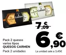 Quesos Carmen - Pack 2 Quesos Varios Tipos