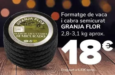 Granja Flor - Formatge De Vaca I Cabra Semicurat