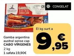 Cabo Virgenes - Gamba Argentina Austral Sense Cap