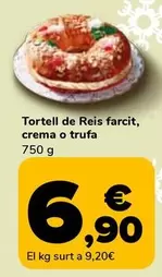 Tortell De Reis Farcit, Crema O Trufa