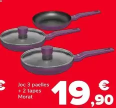 Joc 3 Paelles + 2 Tapes Morat