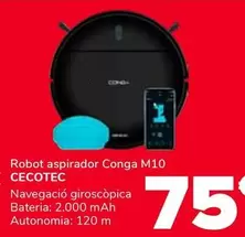 Cecotec - Robot Aspirador Conga M10