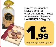 Mels/Lambertz - Galetes De Gingebre O Assortiment De Galetas Amb Xocolata Exquisit