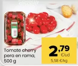 Tomate Cherry Pera En Rama