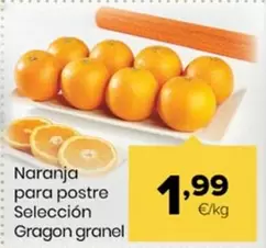 Naranja Para Postre Seleccion Gragon Granel