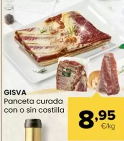 Gisva - Panceta Curada Con O Sin Costilla