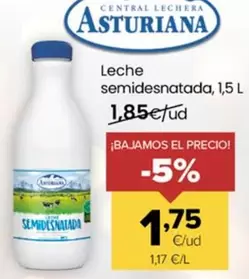 Asturiana - Leche Semidesnatada