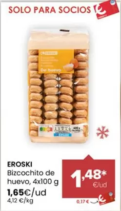 Eroski - Bizcochito De Huevo
