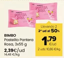 Bimbo - Pastelito Pantera Rosa