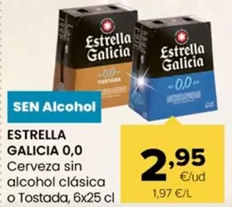 Estrella Galicia - Cerveza Sin Alcohol Clasica O Tostada