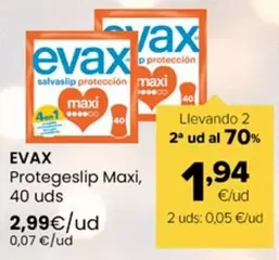 Evax - Protegeslip Maxi, 40 Uds