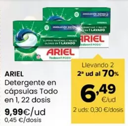 Ariel - Detergente En Capsulas Todo En 1
