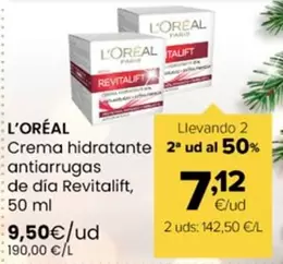 L'Oréal - Crema Hidratante Antiarrugas De Dia Revitalift