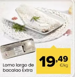 Lomo Largo De Bacalao Extra