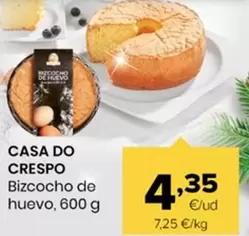 Casa Do Crespo - Bizcocho De Huevo