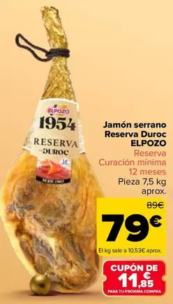 Elpozo - Jamón Serrano Reserva Duroc