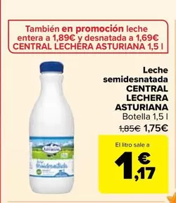 Central Lechera Asturiana - Leche Semidesnatada