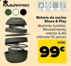 Masterpro - Batería De Cocina Share & Play