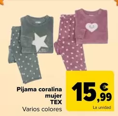 Tex - Pijama Coralina Mujer