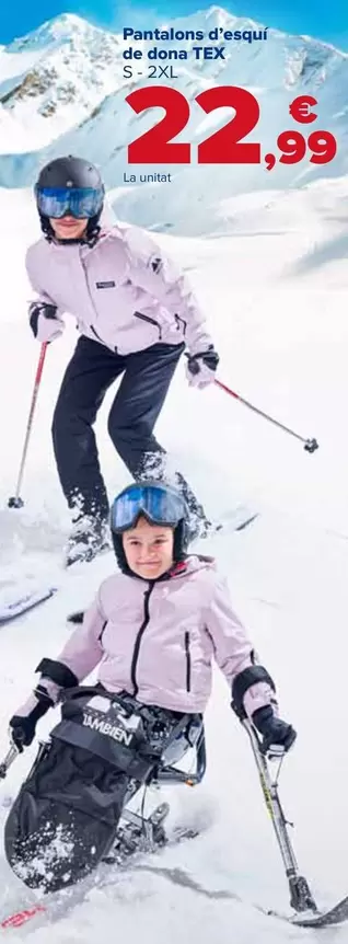 Tex - Pantalón Esquí Mujer