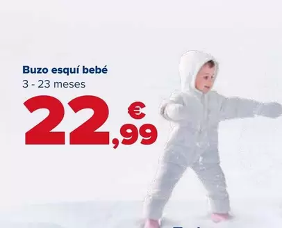 Buzo Esquí Bebé