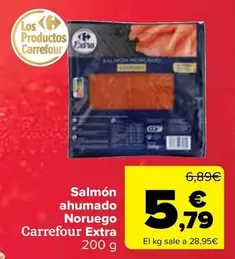 Carrefour Extra - Salmón Ahumado Noruego
