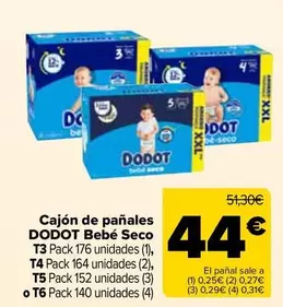 Dodot - Cajón De Pañales Bebé Seco