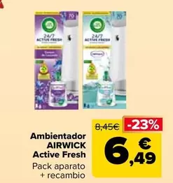 Air Wick - Ambientador Active Fresh