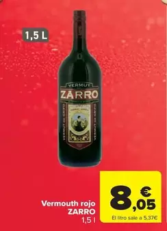 Zarro - Vermouth Rojo